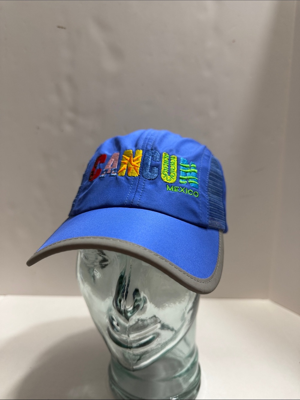 Blue Embroidered 'Mexico' Baseball Cap